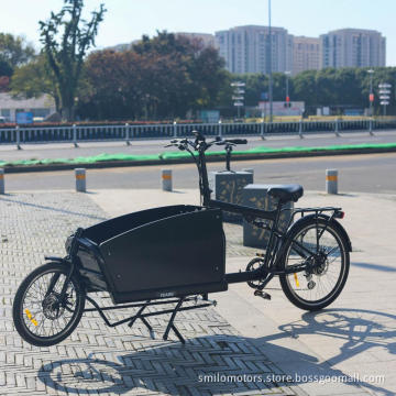 cargo bike with basket Otkargo family cargo bicycle